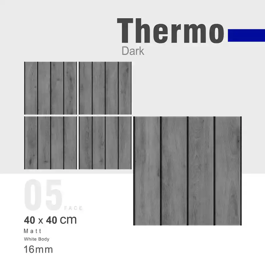 سرامیک کف ایفا سرام مدل ترمو طوسی تیره سایز 40 در 40